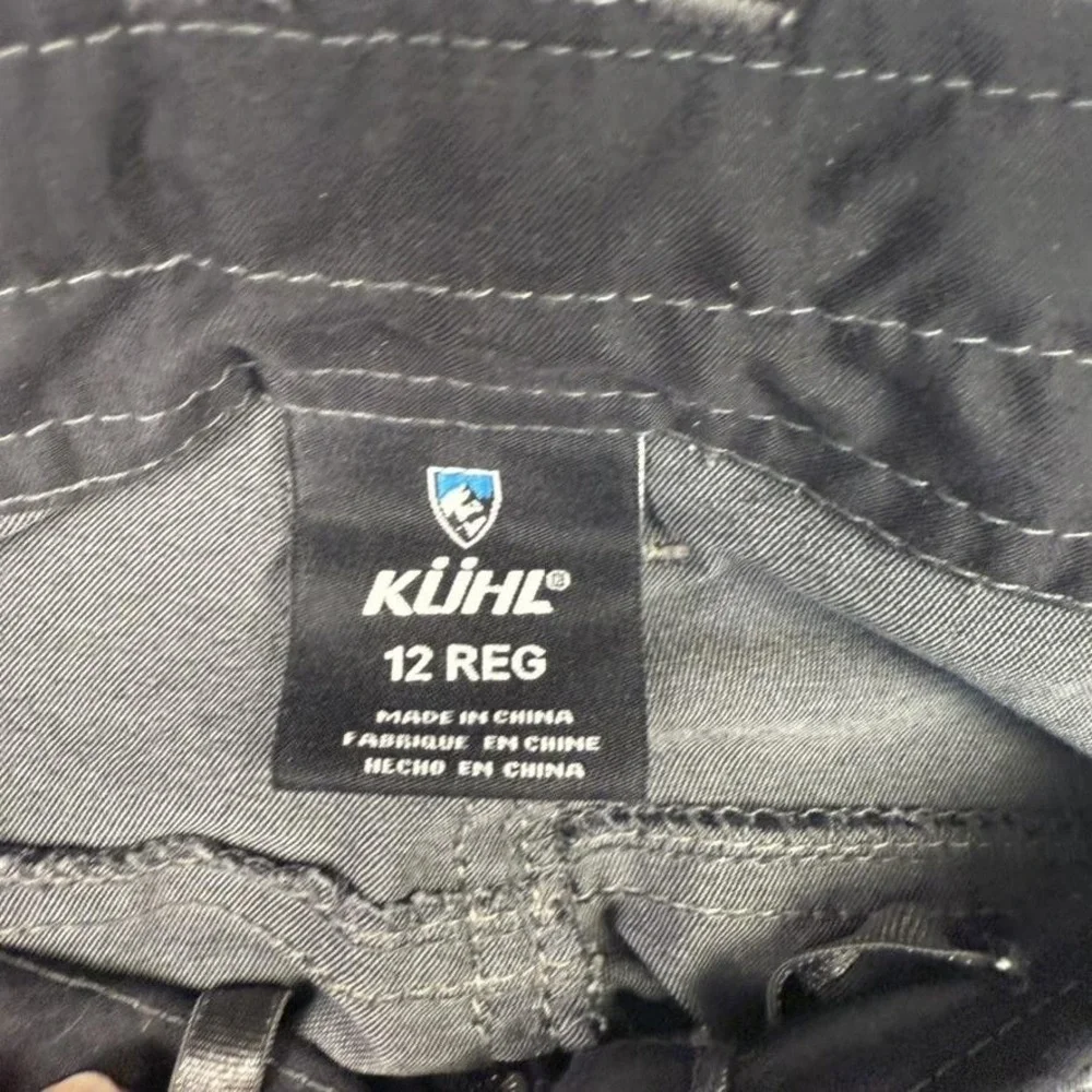 Kuhl Pants‎ Womens 12 Regular Gray Stretch Hiking Outdoor Drawstring Pockets